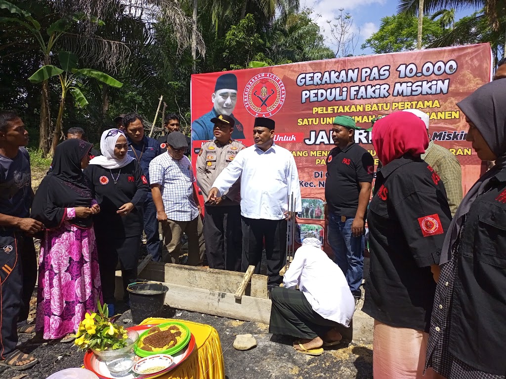PAS Aceh Timur Bantu Satu Unit Rumah Untuk Warga Nurussalam