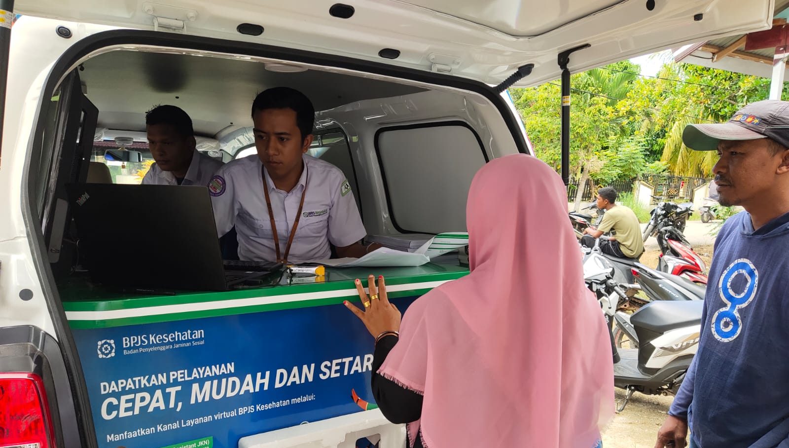 Disdukcapil dan BPJS Aceh Timur Buka Pelayanan di Tingkat Desa